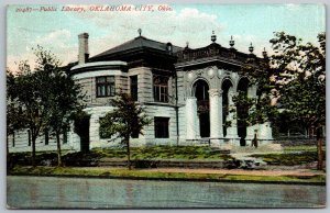 Oklahoma City Oklahoma 1907 Postcard Public Library