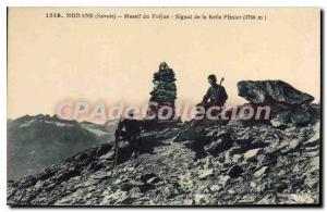 Old Postcard Modane Savoie Massif Frejus Signal Belle Plinier