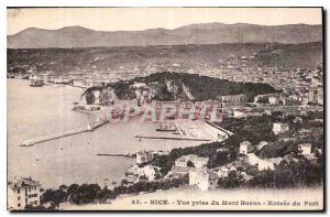 Postcard Old Nice view from the Mont Boron Entree du Port