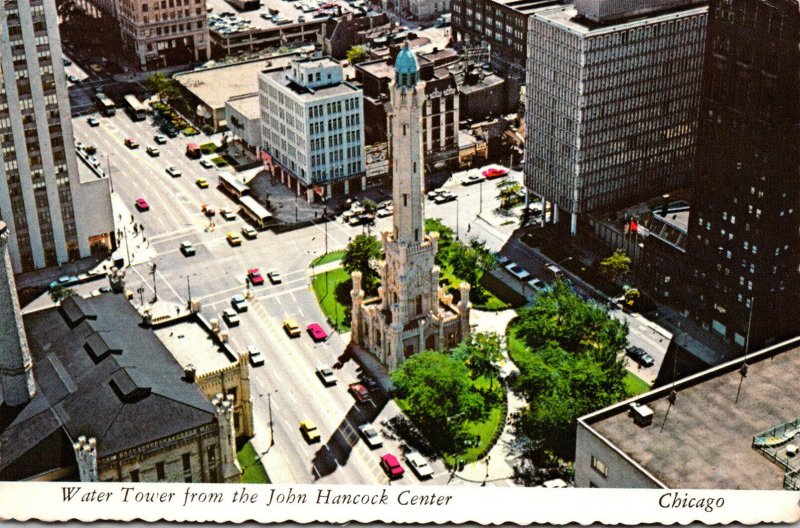 Illinois Chicago Water Tower From John Hancock Center 1972