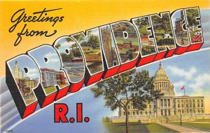 Greetings From Providence, Rhode Island USA 1947 