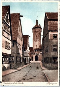 Postcard - Klingengasse - Rothenburg ob der Tauber, Germany