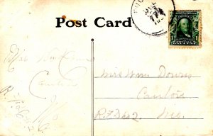 Fulton, Illinois - The view down North Base Street - in 1909