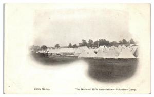 Early 1900s Bisley Camp, National Rifle Association's Volunteer Camp Postcard
