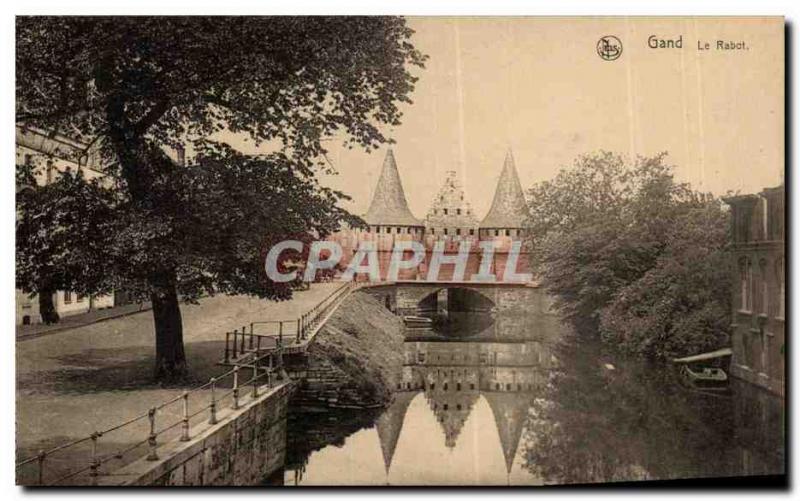 Old Postcard Ghent Rabot