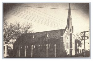 Vintage 1940s Postcard Tivoli Methodist Chruch Tivoli Dutchess County New York