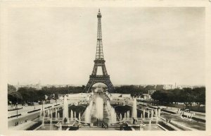 1930s Paris France Eiffel Tower #978 RPPC Postcard 26-172