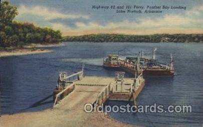 Lake Norfork, Arkansas, USA Ferry, Ship Unused light corner wear close to gra...