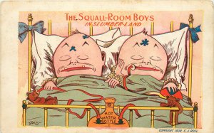 Vintage Postcard The Squall Room Boys in Slumberland C.J. Rose