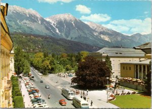 Postcard Austria Innsbruck - Rennweg, Trioler Landestheater