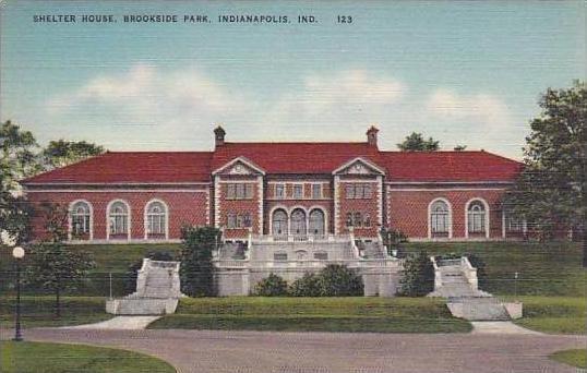 Indiana Indianapolis Shelter House Brookside Park