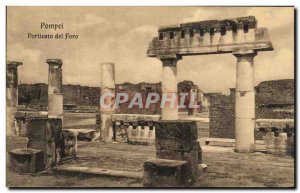 Postcard Old Porticato del Foro Pompei