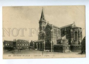 191214 FRANCE ENVIRONS LILLE Lambersart Eglse Church Vintage