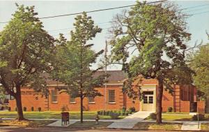 Bridgeton New Jersey~US Post Office~Mail Box on Sidewalk~1950s Postcard