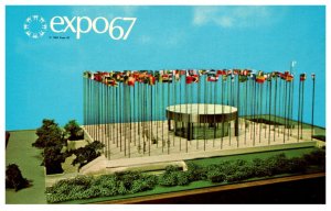 Canada  Montreal  Expo 67    Pavilion  on the United Nations