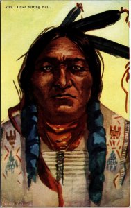 Postcard Portrait of Chief Sitting Bull~4602