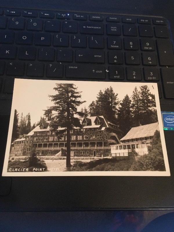 Vtg Postcard: Glacier Point Hotel