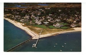 MA - Cape Cod, Hyannisport. Aerial View of the Kennedy Compound