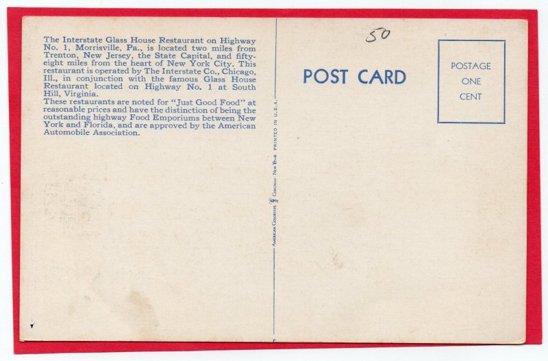 12663 Interstate Glass House Restaurant & Gas Station, Morrisville, Pennsylvania