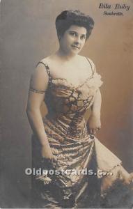 Rita Ruby Soubrette Theater Actor / Actress Unused 