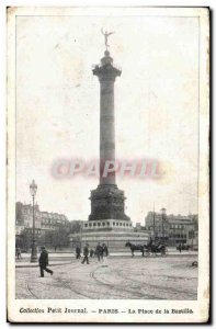 Old Postcard Collection Diary Paris's Bastille Square