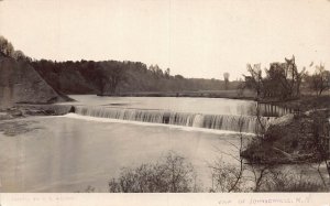 J84/ Johnsonville New York RPPC Postcard c1910 River Dam Falls 344