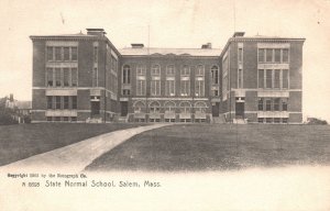 Vintage Postcard 1910 State Normal School Campus Buildings Salem Massachusetts