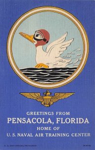 US Naval Air Training Center Greetings From Pensacola FL 