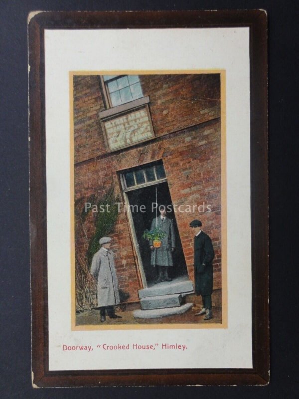 West Midlands DUDLEY Himley CROOKED HOUSE Glynne Arms Doorway - Old Postcard