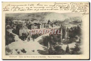 Old Postcard Besancon Casino des Bains Salins Mouillere the view of Bird's Fl...