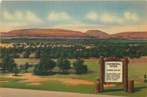 Continental Divide This Highway 66, 115 Miles West Of Albuquerque Vtg Postcard