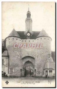 Mehun sur Yevre - The Tower & # 39Horloge - Old Postcard