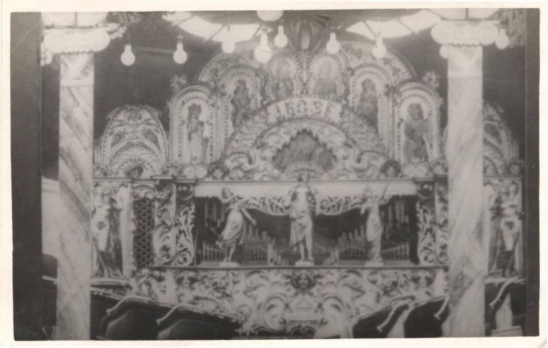 Rose Bros 112 Key Gaville Antique Fairground Organ PB Postcard Photo