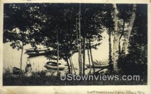 Real Photo, Martawamkeap Lake - Island Falls, Maine ME  