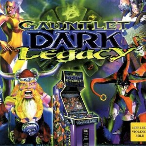 Gauntlet Dark Legacy Arcade FLYER Original NOS Artwork Sheet Artwork 2000