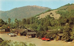 Big Sur CA, Post's Rancho Sierra MarTruck & Cars, Postcard