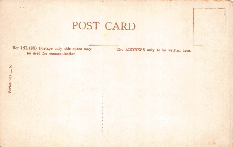 A947 England The River Merton vintage postcard