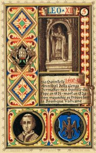 Religion The Vatican City Art Postcard Pope Léon XII (Leo) 06.20