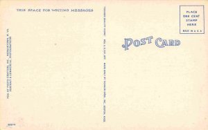Greetings From University of West Virginia Morgantown WV 1940s linen postcard