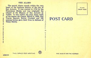 TX - San Antonio. The Alamo by Night