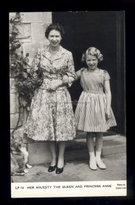 r4103 - The Queen and Princess Anne in their Summer Frocks  - postcard