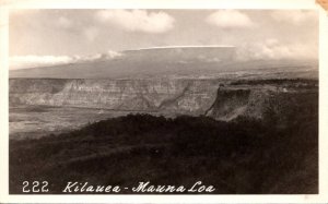 Hawaii Kilauea Mauna Loa Real Photo