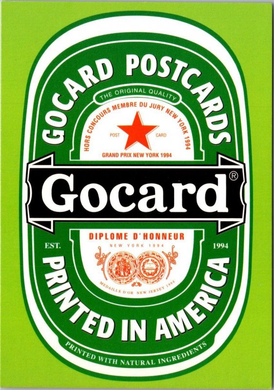 Advertising Gocard Postcards Printed In America