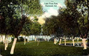 Indiana Hammond Lake Front Park 1910 Curteich