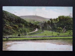 Yorkshire Upper Calder Valley HEBDEN BRIDGE Stoodley Pike c1908 Postcard