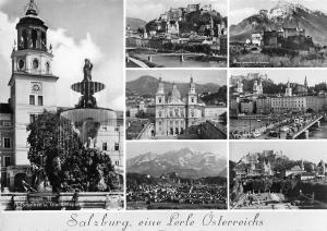 BG2995 salzburg multi views  CPSM 14x9.5cm austria