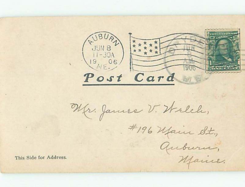 Pre-Linen Comic APPLES FALLING ON DRUNK MAN AB9024