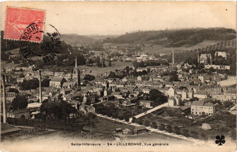 CPA LILLEBONNE Vue générale (348892)