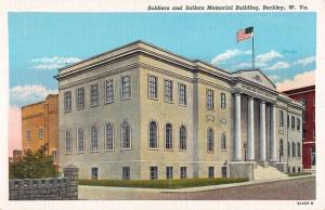 Beckley West Virginia Soldiers And Sailors Memorial Building Postcard K91363