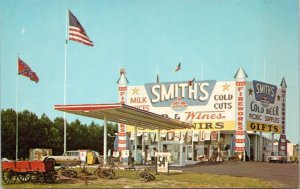Postcard SC Santee - Smith's American - I95 and SC 6 - Fireworks Souvenirs